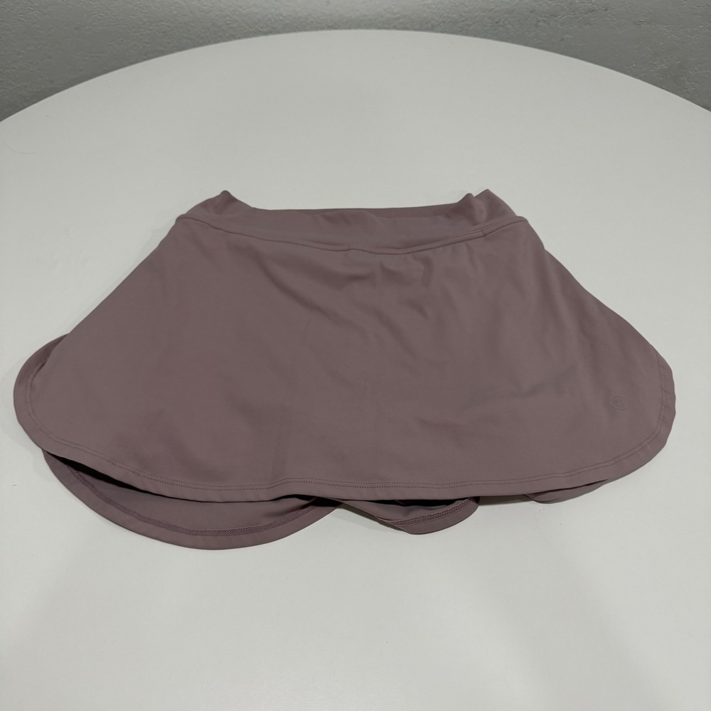 Gilly Hicks Active Skort Mauve Purple Tulip Hem Built-in Shorts Size S